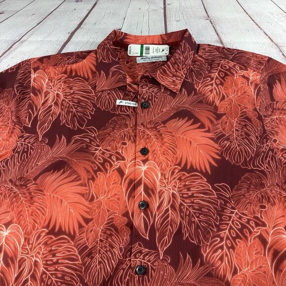 NWT Tommy Bahama LT Bahama Coast Hawaiian Shirt Chili Pepper Island Zone $168 - Picture 2 of 12
